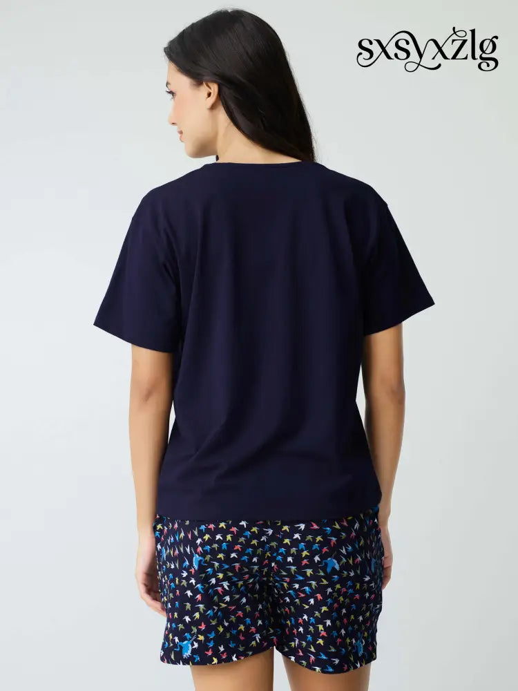 Fly Away Cotton Knits Shorts set - Short Set