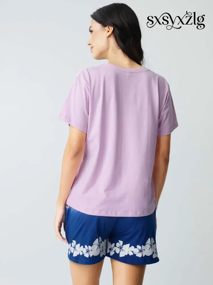Ocean Breeze Cotton Knits Shorts set - Short Set