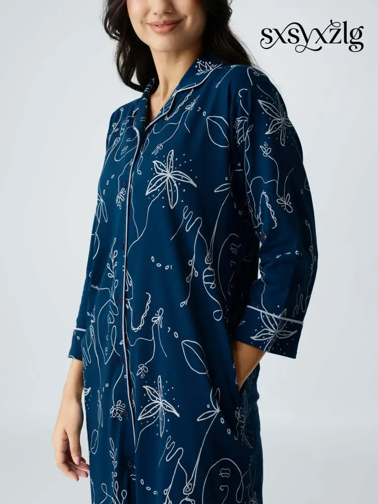 Positive Minds Cotton Knits Sleep Shirt - Shirt Sleeps